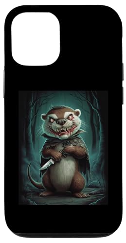 Hülle für iPhone 13 Gruseliges Halloween-Erdmännchen, gruselige Grafik von Spooky Outfitters