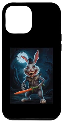 Hülle für iPhone 14 Plus Gruseliger Halloween-Hasen-Gruseldruck von Spooky Outfitters