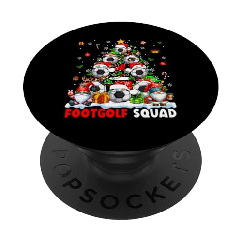 Footgolf Squad-Ausrüstung als Spieler mit Weihnachtsbaumzwergen PopSockets mit austauschbarem PopGrip von Sport Christmas Costume