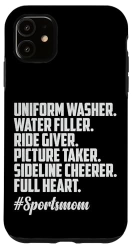 Hülle für iPhone 11 Lustiger Sport-Mutter-Uniform-Waschwasserfüller-Ride-Geber von Sportlegenden