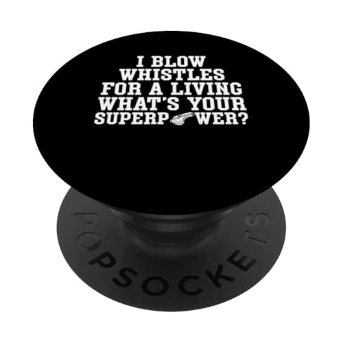 I Blow Whistles For A Living PE Teacher Physical Education PopSockets Klebender PopGrip von Sportlehrer Lehrer für Leibeserziehung Designs