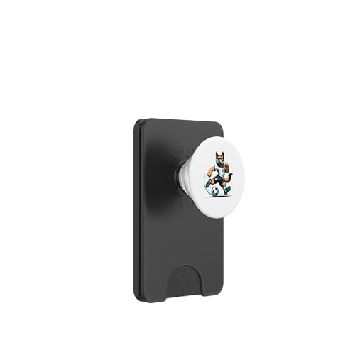 Deutscher Schäferhund Fußball Jungen Kinder PopSockets PopWallet für MagSafe von Sports Animals Kids Co.