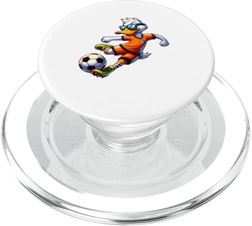 Ente Fußball Jungen Kinder PopSockets PopGrip für MagSafe von Sports Animals Kids Co.