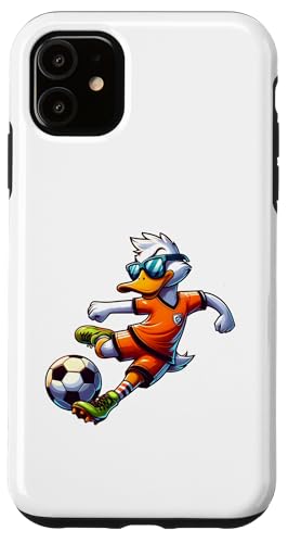 Hülle für iPhone 11 Ente Fußball Jungen Kinder von Sports Animals Kids Co.