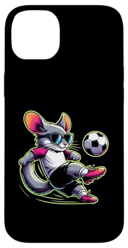 Hülle für iPhone 14 Plus Chinchilla Fußball Jungen Kinder von Sports Animals Kids Co.