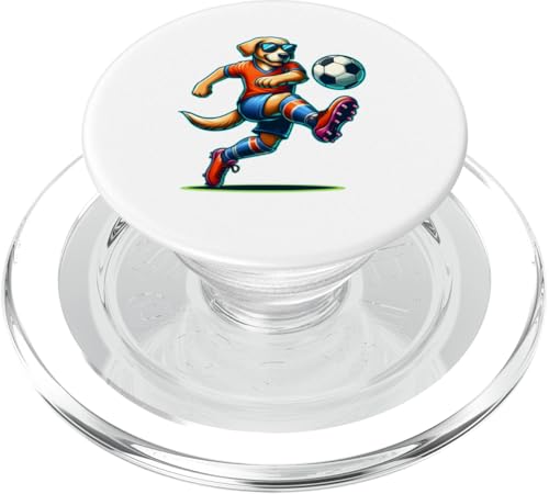 Labrador Hund Fußball Jungen Kinder PopSockets PopGrip für MagSafe von Sports Animals Kids Co.