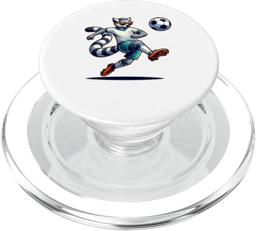 Lemur Fußball Jungen Kinder PopSockets PopGrip für MagSafe von Sports Animals Kids Co.