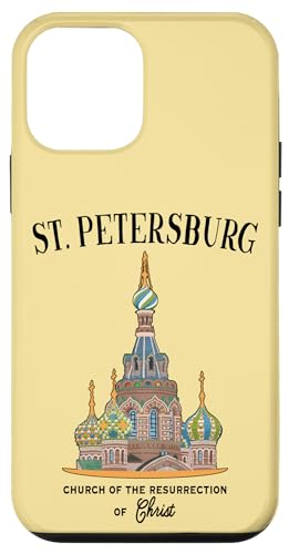 Hülle für iPhone 12 mini St. Petersburg, Russland, Auferstehungskirche, Zeichnung von Sprachshirts