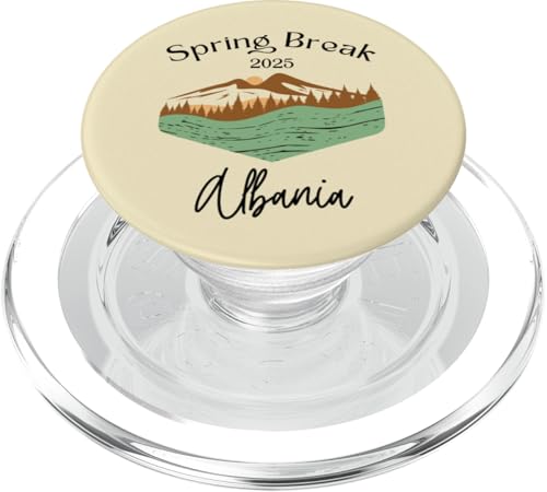 Spring Break 2025 Albanien Urlaub Albanien PopSockets PopGrip für MagSafe von Spring Break 2025 Collection