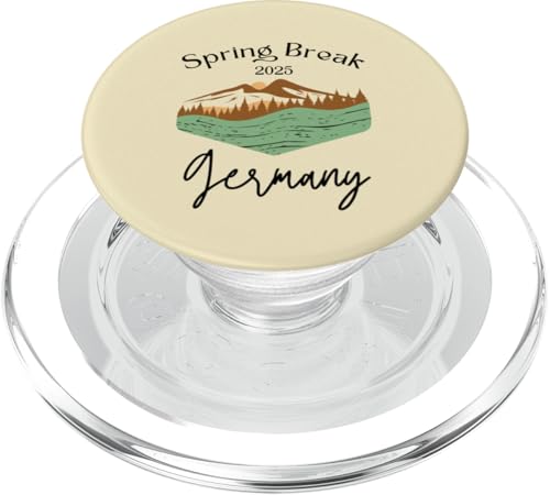 Spring Break 2025 Deutschland Urlaub Vintage Deutschland PopSockets PopGrip für MagSafe von Spring Break 2025 Collection