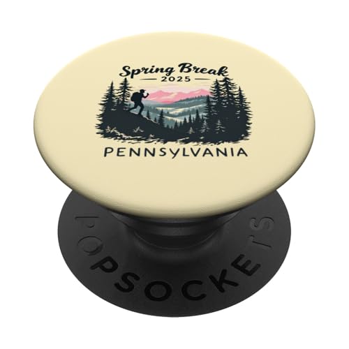 Frühlingsferien 2025 Pennsylvania PopSockets Klebender PopGrip von Spring Break 2025 Inc