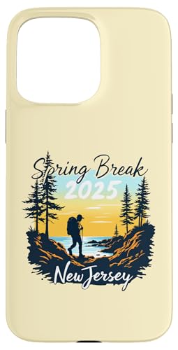 Hülle für iPhone 15 Pro Max Frühlingsferien 2025 New Jersey von Spring Break 2025 Inc