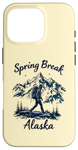 Hülle für iPhone 16 Pro Urlaub im Freien in Alaska Frühlingsferien 2025 von Spring Break 2025 Inc