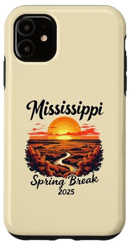 Hülle für iPhone 11 Frühjahrsferien 2025 in Mississippi von Spring Break 2025 States Adventures