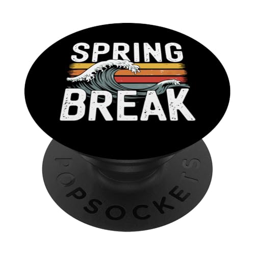 Frühjahrsferien 2025, Reisen, Ferien, Schulferien PopSockets Klebender PopGrip von Spring Break 2025 Vacation School Break