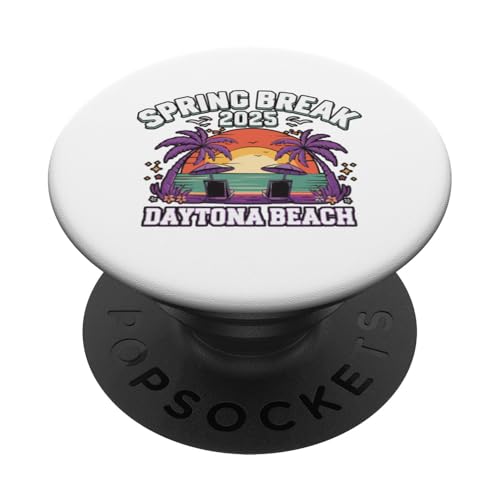 Frühjahrsferien 2025, Reisen, Ferien, Schulferien PopSockets Klebender PopGrip von Spring Break 2025 Vacation School Break