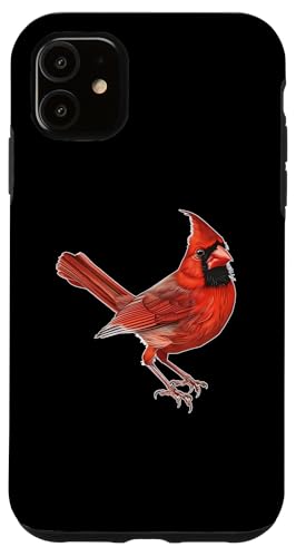 Hülle für iPhone 11 Damen Casual Nature Spirit Animal Graphic Northern Cardinal von Spring Summer Zoological Botanical Flora Fauna