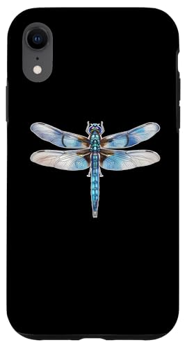 Hülle für iPhone XR Damen Casual Nature Spirit Animal Graphic Libelle von Spring Summer Zoological Botanical Flora Fauna