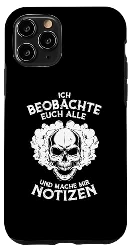 Hülle für iPhone 11 Pro ich beobachte euch alle Ironie von Sprüche & Sarkasmus Geschenke