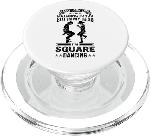 Witziger Square Dance Spruch PopSockets PopGrip für MagSafe von Square Dance Designs