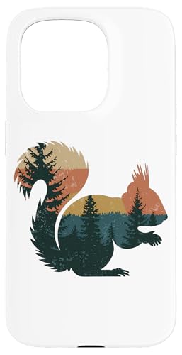 Hülle für iPhone 15 Pro Eichhörnchen Jagd Wandern Outdoor Camping Wald Männer Frauen von Squirrel Hunting Wildlife Camping Men Women Kids