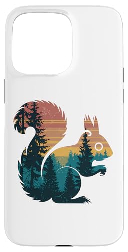 Hülle für iPhone 15 Pro Max Eichhörnchen Jagd Wandern Outdoor Camping Wald Männer Frauen von Squirrel Hunting Wildlife Camping Men Women Kids