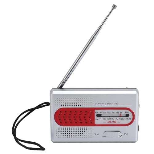 Tragbares Radio AM FM Hochsensibilität Beste Empfangslautsprecher Pocket Radio mit Kopfhörer, Reise Im Freien Im Freien Tragbares Radio AM FM Hochsensibilität Beste Empfangslautsprecher Pocket Radio mit Kopfhörer, Reise Im Freien Im Freien von Srliya
