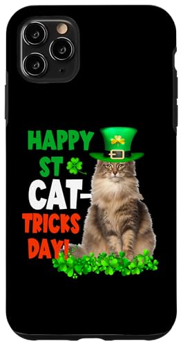 Hülle für iPhone 11 Pro Max Norwegian Forest Cat Happy St Catricks Day St Patricks Day von St Catricks Day Cat St Patricks Day Lucky Charm