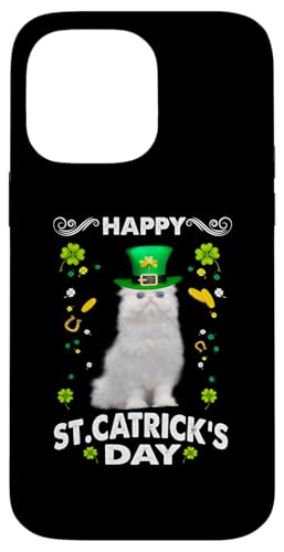 Hülle für iPhone 14 Pro Max Happy St Catricks Day Cat St Patricks Day Lucky Charm Cats von St Catricks Day Cat St Patricks Day Lucky Charm