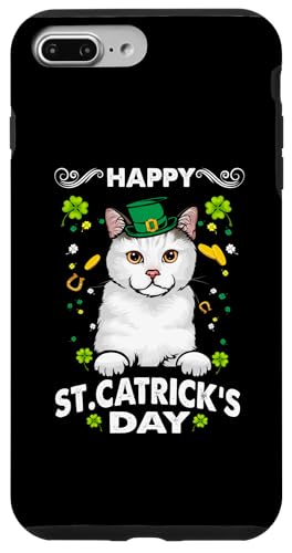 Hülle für iPhone 7 Plus/8 Plus American Wirehair Cat Happy St Catricks Day St Patricks Day von St Catricks Day Cat St Patricks Day Lucky Charm