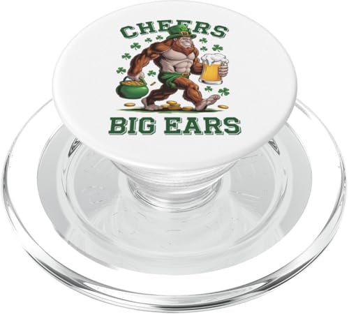 St Patricks Day Bigfoot Sasquatch Feelng Lucky Männer Frauen PopSockets PopGrip für MagSafe von St Patricks Day Bigfoot Sasquatch Gear