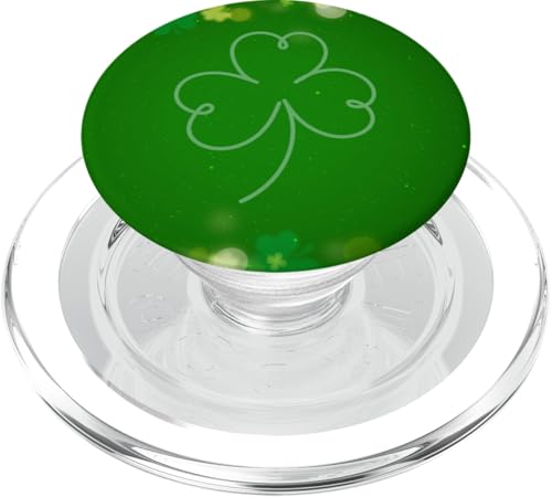 St Patricks Day Kleeblatt Grün Plaid PopSockets PopGrip für MagSafe von St Patricks Day Irish holiday shoppa