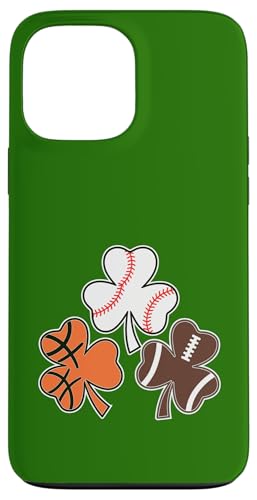 Lucky St. Patrick Day Irish Baseball Basketball Herren Jungen Kinder Hülle für iPhone 13 Pro Max von St Patricks Day Shamrock Basketball Baseball Lucky