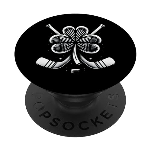 St Patricks Day Tee Kleeblatt Shirt Hockey St Patricks Day PopSockets Klebender PopGrip von St patrick Day Shirt Men Women Boys Girls Hockey