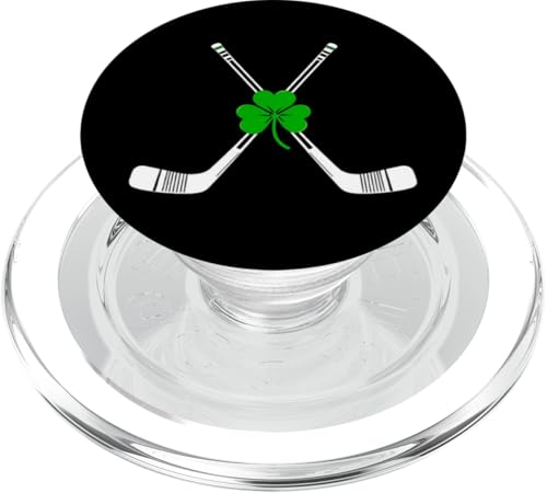 St Patricks Day Tee Kleeblatt Shirt Hockey St Patricks Day PopSockets PopGrip für MagSafe von St patrick Day Shirt Men Women Boys Girls Hockey