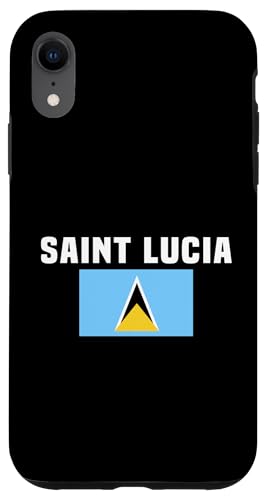 Hülle für iPhone XR St. Lucia Flagge Pocket Wear St. Lucian Pride von St. Lucia Flag Design Proud Saint Lucia Roots