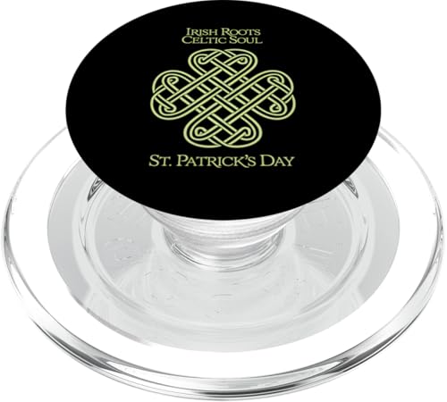 Glücksklee-Rune zum St. Patrick's Day Irish Roots Celtic Soul PopSockets PopGrip für MagSafe von St. Paddy's Day Shamrock Green Irish Pride Tees