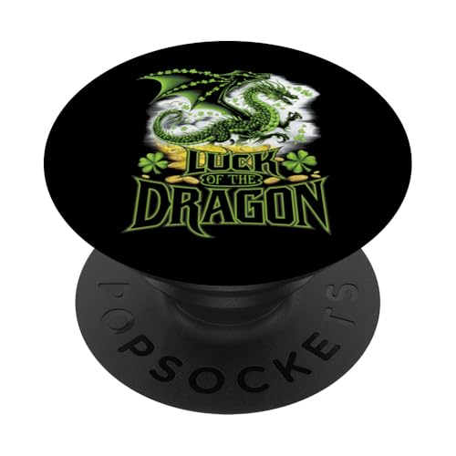 St. Patrick's Day Das Glück des Drachen PopSockets Klebender PopGrip von St. Paddy's Day Shamrock Green Irish Pride Tees