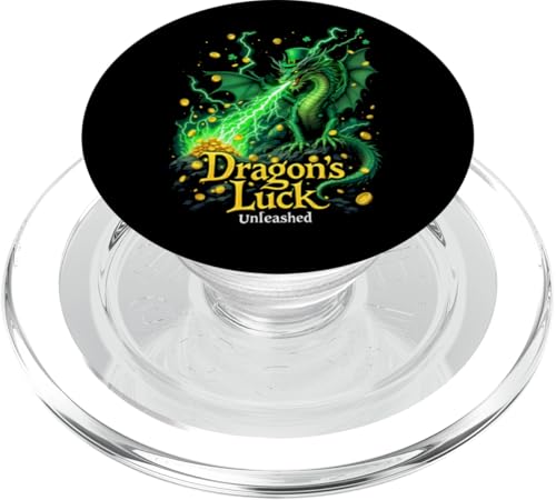 St. Patrick's Day Dragons Luck entfesselt Der verrückte St. Patrick PopSockets PopGrip für MagSafe von St. Paddy's Day Shamrock Green Irish Pride Tees