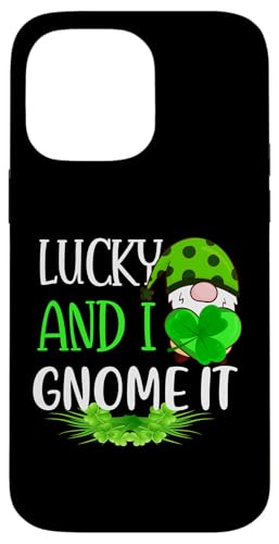 Hülle für iPhone 14 Pro Max Lucky And I Gnome It | St Patricks Day von St. Patrick's Day Clothing & Gifts Saint Patricks