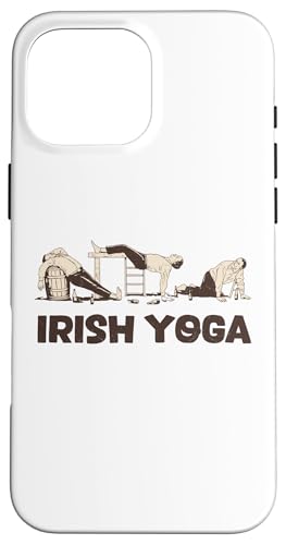 Hülle für iPhone 16 Pro Max Irish Yoga | St Patricks Day von St. Patrick's Day Clothing & Gifts Saint Patricks