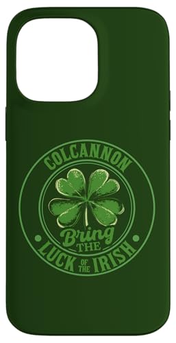 Hülle für iPhone 14 Pro Max "Colcannon Bring the Luck of the Irish" St. Paddy's Day von St. Patrick’s Day Irish Food Humor by NLTS