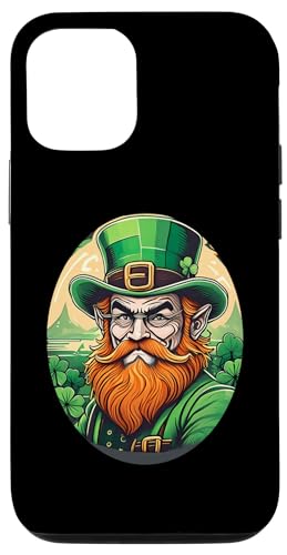 Hülle für iPhone 15 Pro St. Patrick's Day Kleeblatt Kobold von St. Patrick's Day Lustiges Trinken Irland