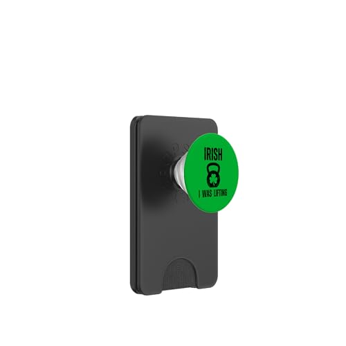 Irisch Ich habe Kettlebell gehoben St. Patrick's Day Workout Gym PopSockets PopWallet für MagSafe von St. Patrick's Day Workout Apparel Co.