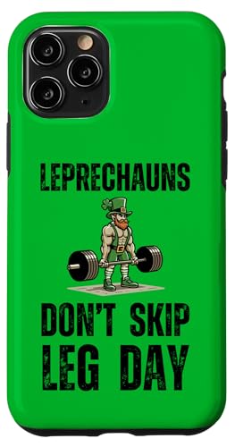 Kobolde lassen den Beintag nicht aus St. Patrick's Day Fitnessstudio Hülle für iPhone 11 Pro von St. Patrick's Day Workout Apparel Co.