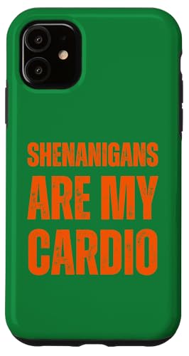 Shenanigains Fitnessstudio zum St. Patrick's Day Hülle für iPhone 11 von St. Patrick's Day Workout Apparel Co.