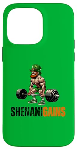 Shenanigains Fitnessstudio zum St. Patrick's Day Hülle für iPhone 14 Pro Max von St. Patrick's Day Workout Apparel Co.