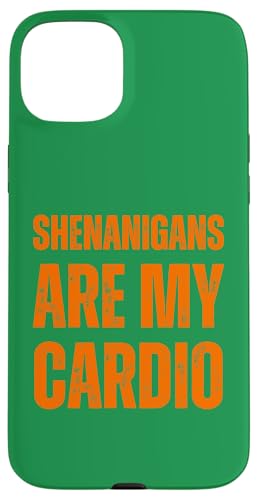 Shenanigains Fitnessstudio zum St. Patrick's Day Hülle für iPhone 15 Plus von St. Patrick's Day Workout Apparel Co.