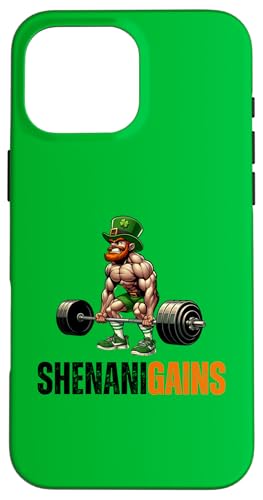 Shenanigains Fitnessstudio zum St. Patrick's Day Hülle für iPhone 16 Pro Max von St. Patrick's Day Workout Apparel Co.