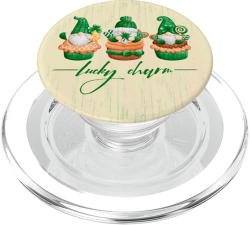 St. Patricks Day, Irische Muffin-Zwerge, Glücksbringer PopSockets PopGrip für MagSafe von St. Patrick's Day by Content Design Studio